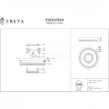 Потолочный светильник круглый Freya Сaprice FR6001CL-L33CH (LED, 220V)