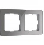 Рамка на 2 поста Acrylic (графит) Werkel W0022704 (a059321)