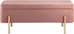 Банкетка Stool Group Болейн с ящиком велюр розовый УТ000035335