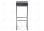 Барный стул Woodville Khurkroks серый полимер / светлый мусс 459666