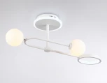 Потолочная люстра на штанге Ambrella Comfort FL66221 (регулировка яркости, LED, 220V, пульт управления, шарики)