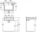 Раковина Jacob Delafon Terrace EXE112 60 см