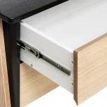 Этажерка широкая "Сканди" с тумбой 2 ящ. (1104) 2000026706632 Leset