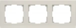 Рамка на 3 поста Stark (слоновая кость) Werkel W0031803 (a050910)