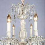 Подвесная люстра Omnilux Taranto OML-74403-08 (220V, на цепи, подсвечник, свеча)