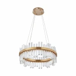 Подвесная люстра Arte Milano Venezia 312033/D600 BS (регулировка яркости, LED, 220V, хрусталь, пульт управления, на тросе, круглые)