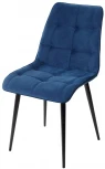 Стул CHIC-Q синий #29, велюр / черный каркас 4 шт/ 1 к