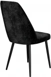 Стул DikLine 326 микровелюр M18 черный, ножки черные