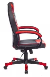 Кресло игровое Zombie GAME 17 черный/красный текстиль/эко.кожа крестовина пластик