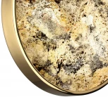 Настенный светильник Odeon Light Bergi 5079/15WL зол./серо-бежевый/металл/натур.камень/акрил с переключ.цветов.темпер. LED 15W 3000К/4000K/6000K (220V, круглые)