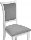 Деревянный стул Woodville Корнелл серый велюр / белый 515974