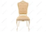 Стул Woodville Руджеро патина золото / бежевый комби 318603