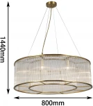 Подвесная люстра Favourite Wonderland 2907-8P (220V, на тросе, круглые)