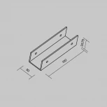Соединитель прямой для профиля Maytoni Elasity IP O-TR001-SC180