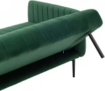 Диван прямой Stool Group Дрезден велюр зелёный УТ000035922