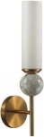 Бра Odeon Light Lolla 4359/1W под латунь/металл/стекло/белый мрамор IP20 E14 1*E14 40W 220V (шар)