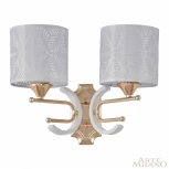 Бра Arte Milano Florentia-2097 302097/2W Wh/Gd (220V)