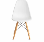 Стул CINDY (EAMES) (mod. 001) дерево береза/металл/сиденье пластик, 51x46x82.5см, white (белый) Tetchair 10698