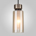 Подвесной светильник Eurosvet Amado 50115/1 черный (220V, на проводе, круглые)