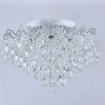 Потолочная люстра хрустальная Reluce 04033-0.3-07 WH+SILVER PN (220V)