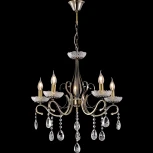 Подвесная люстра Reluce 04205-0.4-05 AB (220V, подвески, на цепи, подсвечник, свеча)