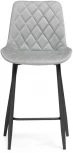 Полубарный стул Woodville Баодин К светло-серый / черный 511152