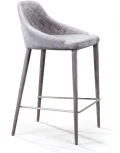 Стул полубарный Douglas, бархат серый Top Concept DOUGLAS 2000000000282