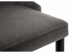 Стул Woodville на металлокаркасе Kora dark gray / black 15098
