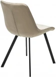 Стул ONION G062-03 светлый беж, велюр/ черный каркас М-City