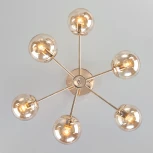 Потолочная люстра на штанге Eurosvet Ascot 30166/6 золото (220V)