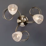 Потолочная люстра Eurosvet Natalie 30130/3 античная бронза