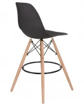 Стул барный DSW BAR (ножки светлый бук, цвет тёмно-серый (GR-04))