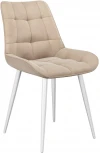 Стул 206М B03 BEIGE, ножки белые Dikline 00-00062223