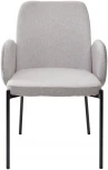 Стул NIKKI VF119 светло-серый / VF120 серый черный каркас M-City 629M05018