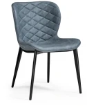 Стул Woodville на металлокаркасе Катабучи ткань kiprus 11 / черный глянец 528500