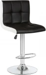 Стул барный CANDY (чёрно-белый)