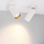 Накладной точечный светильник SP-GABI-SURFACE-FLAP-R60-12W Warm3000 (WH, 36 deg, 230V) (Arlight, IP40 Металл) 049928 (LED)