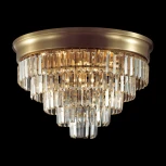 Потолочная люстра Lumion Zaha 5257/8C латунь/хрусталь металл/прозрачный Е14 8*40W 220V (круглые)