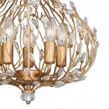 Подвесная люстра Favourite Batun 2020-5P (220V, на цепи, подсвечник, свеча)