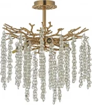 Потолочная люстра хрустальная на штанге Dio D`arte Tavenna Gold Tavenna H 1.3.46.800 G (220V)