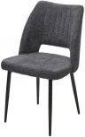 Стул LONDON UF998-16 темно-серый, букле / черный каркас / Товарный знак DISAUR