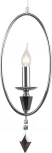 Подвесной светильник Grace 1053/09/01P (220V, хрусталь, подвески, на проводе, подсвечник, свеча, кольцо)