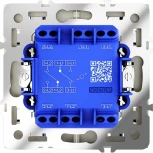 Проходной переключатель двухклавишный (шелк) Voltum S70 VLS020304