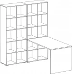 Компьютерный стол Play ОГОГО Обстановочка! (ЛДСП/Светлое дерево) арт.334575