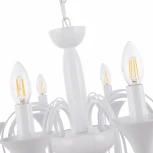Подвесная люстра Arte Milano AM349920 349920/8 WT (220V, подвески, на цепи, подсвечник, свеча)