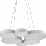 Подвесная люстра Mantra Lunas 5761 (регулировка яркости, LED, 220V, диммер, пульт управления, на тросе)