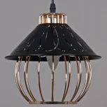 Подвесной светильник Reluce 02503-0.9-03 BK+GD (220V, на проводе)