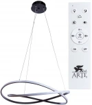 Подвесная люстра Arte Lamp Swing A2522SP-2BK (LED, 220V, пульт управления, управление смартфоном, умный дом - Алиса, Tuya Smart, на тросе)