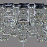 Подвесная люстра светодиодная с регулировкой цветовой температуры Reluce 33051-0.4-800 CR (220V, хрусталь, на тросе)