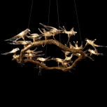 Подвесной светильник Loft It Voa 10378/1000 (LED, 220V, на тросе, ветки, птички)